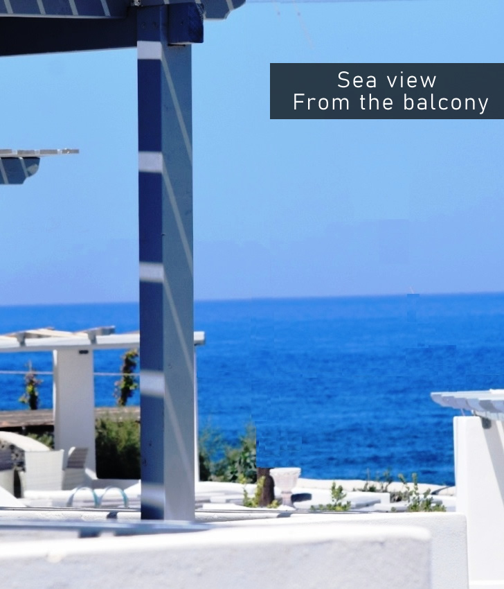 Welcome to our family boutigue hotel Sea paradise villas, balcony view
